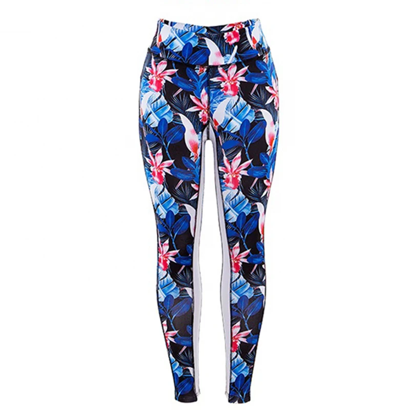  Цветочный принт изящные комплекты для спортзала женщин стильный спортивный бюстгальтер с бесшовными леггинсами йоги