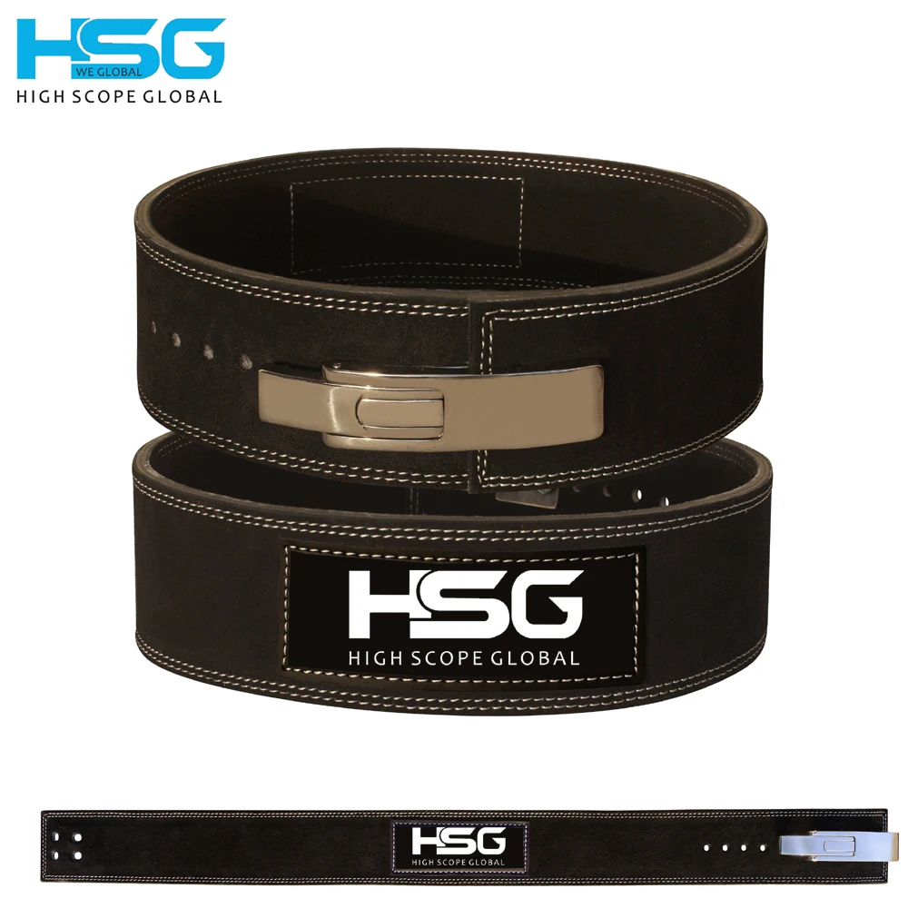 Gym Training Weightlifting Belts 10mm Leather Powerlifting Belt Lever 13mm Weight Lifting Belts