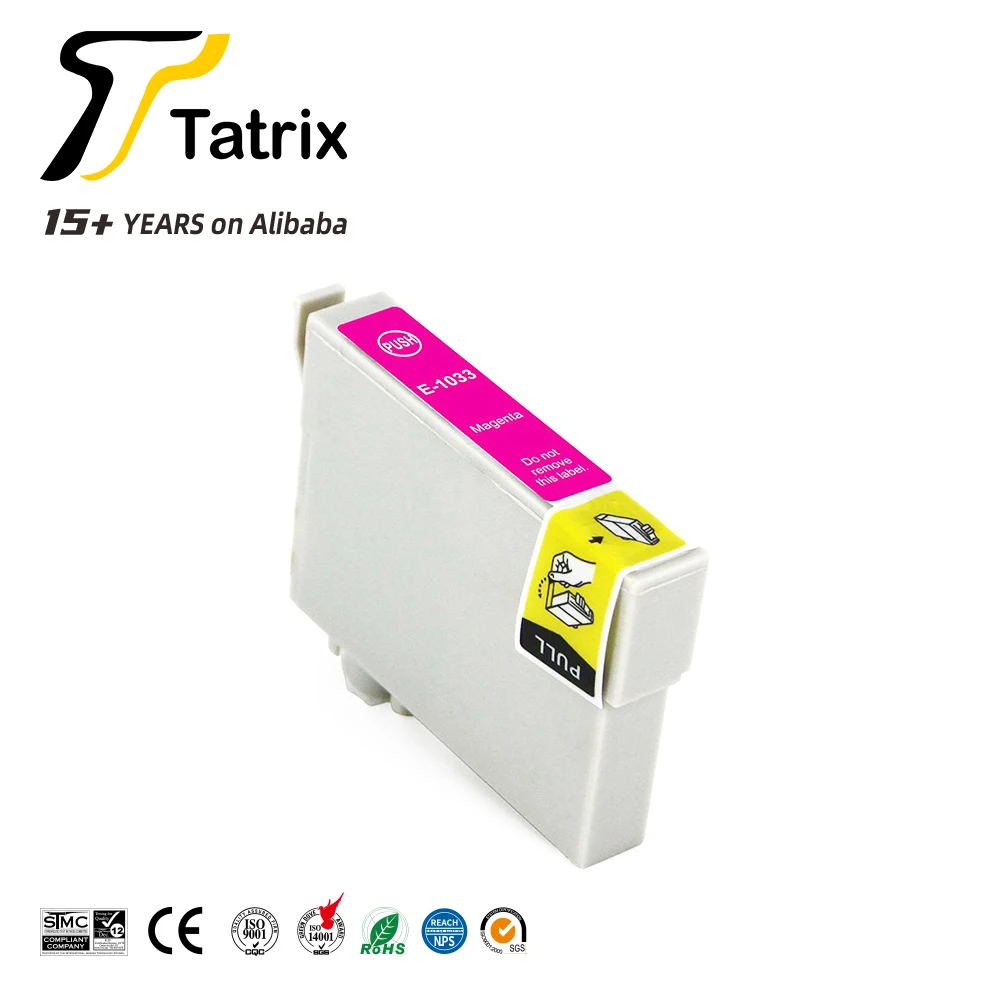 Tatrix T1031 T1032 T1033 T1034 Premium Color Compatible Printer Ink Cartridge for Epson Stylus Office T40W T1100