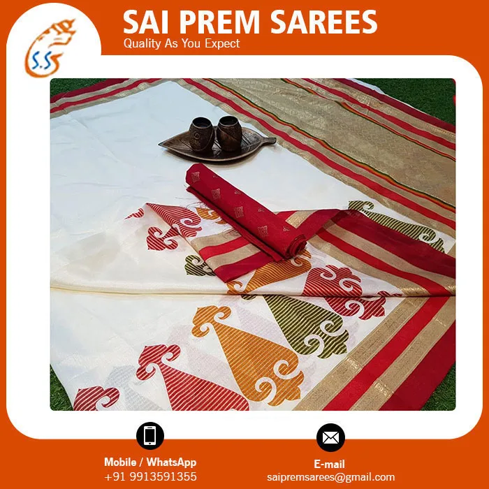 New Design Bulk Supply Saree for Party Wear Patola Soft Silk Sarees with Low MOQ