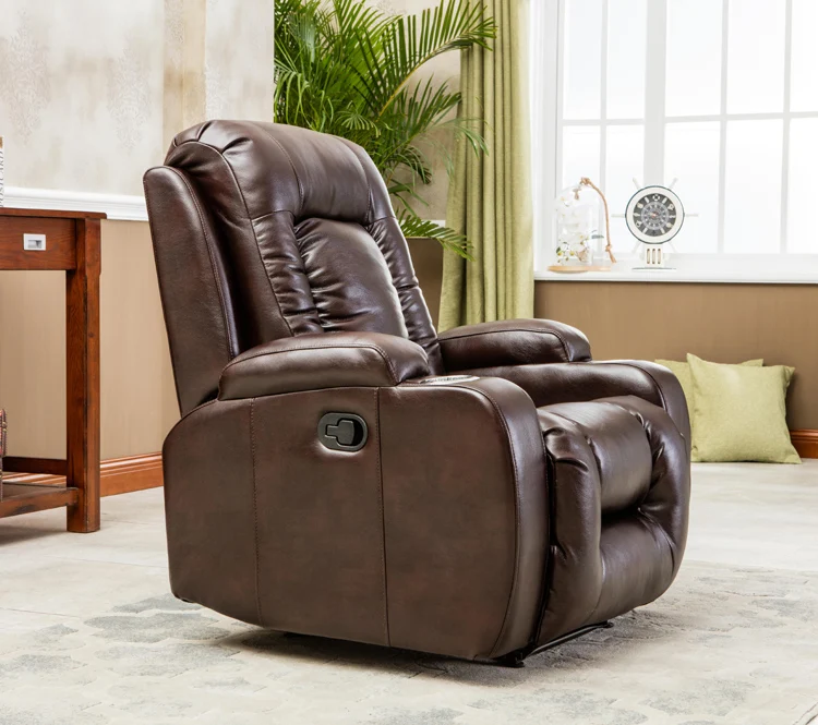 Selected 8-point Vibration Massage Recliner, Manually Adjusted Single Recliner