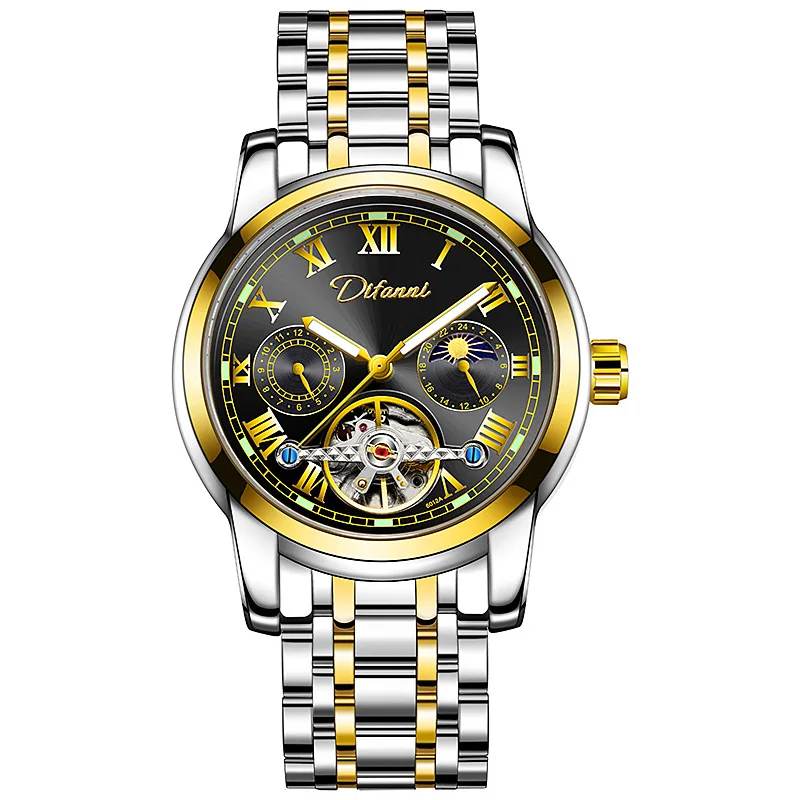 Прямая поставка мужские часы Автоматические винтажные спортивные eta Pilot Diver Watch