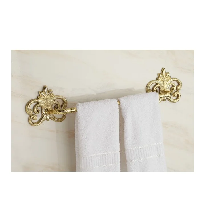 Bathroom Accessories Towel Racks & Holders in Golden Finishing for Luxury Bathrooms