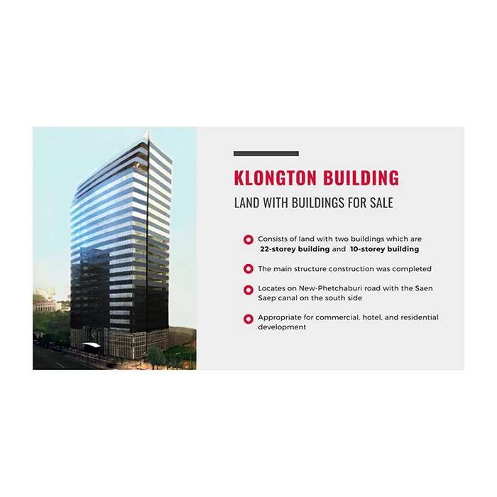 Land and 2 Buildings for Sale Near Thonglor, Bangkok Thailand Structure Multi Floor Office Buildings