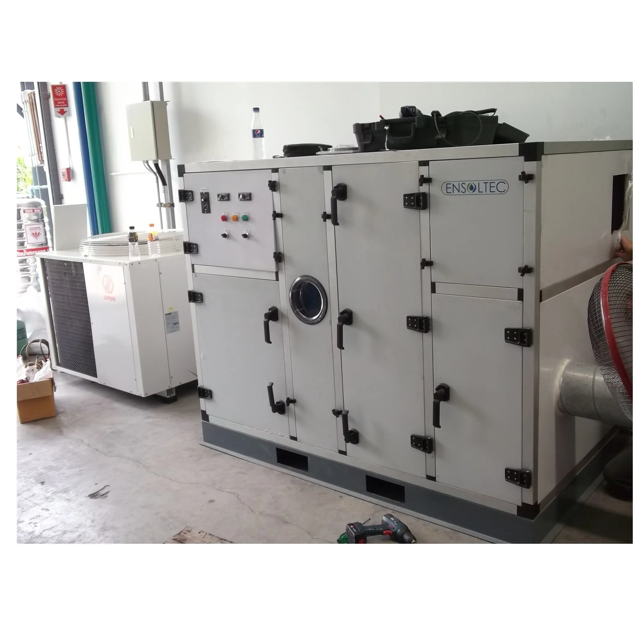 PU Panel Material Electric Power Source Warrabty 1 Year Dehumidifier EST-250 Export From Thailand