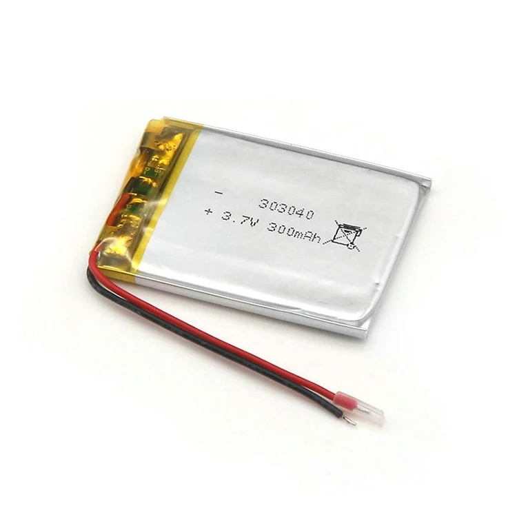 Wholesale China lipo battery  303040 300mah for vr grasses with CE certificate 7.4v 303040 300mah battery