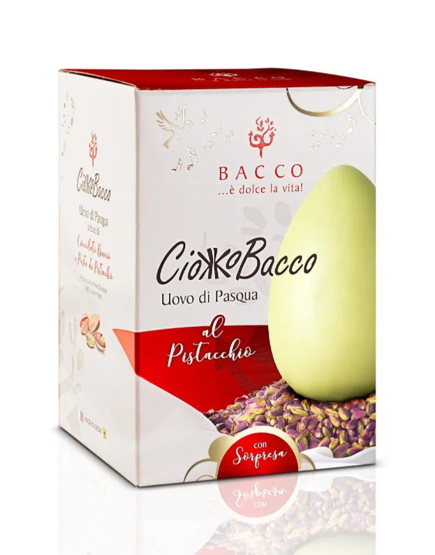high quality Italian Premium Chocolate Surprise  pistachio Chocolate Egg made in italy for traditional Easter gift