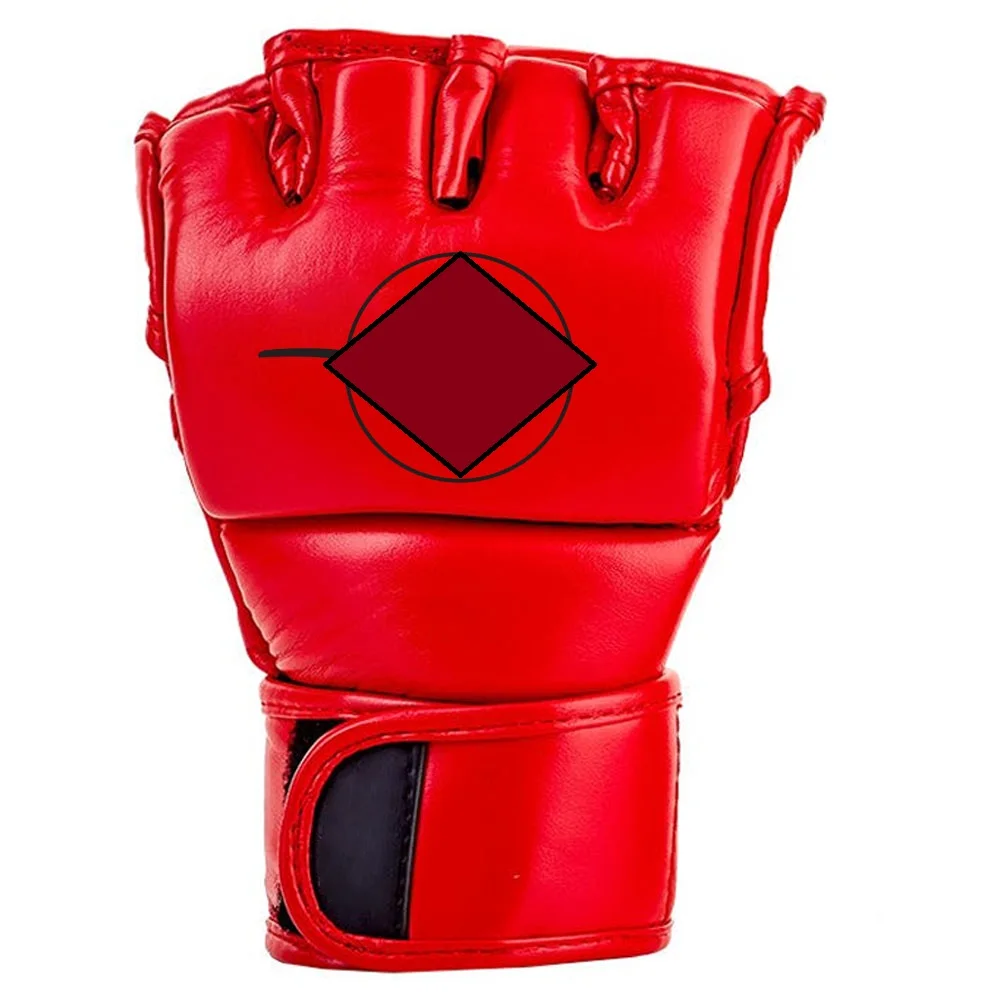 Hot sale New MMA Half Finger Boxing PU Leather Coated Boxing MMA gloves for Training gloves