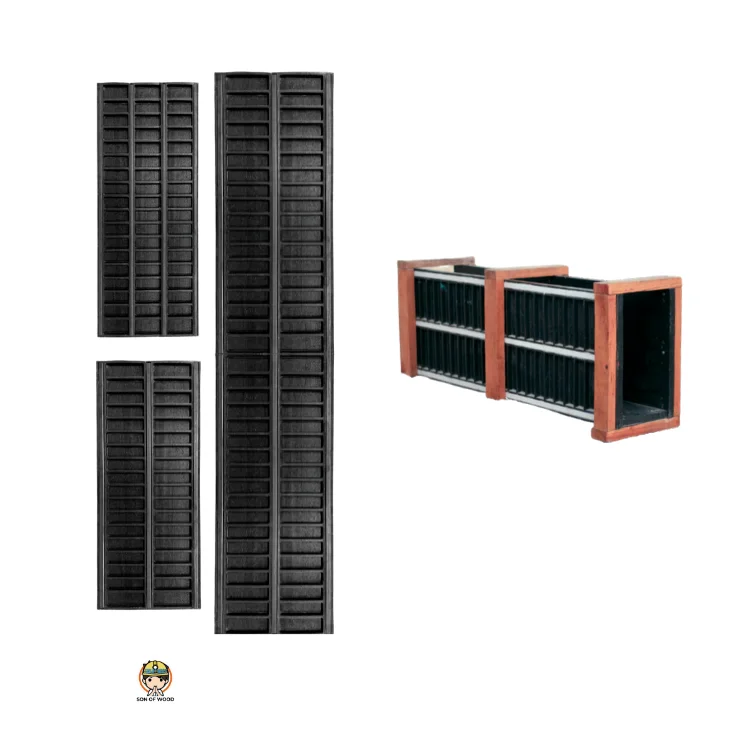 New Design Reusable Concrete Construction Side Beam Plastic Formwork 40x300cm (T=2.5cm)