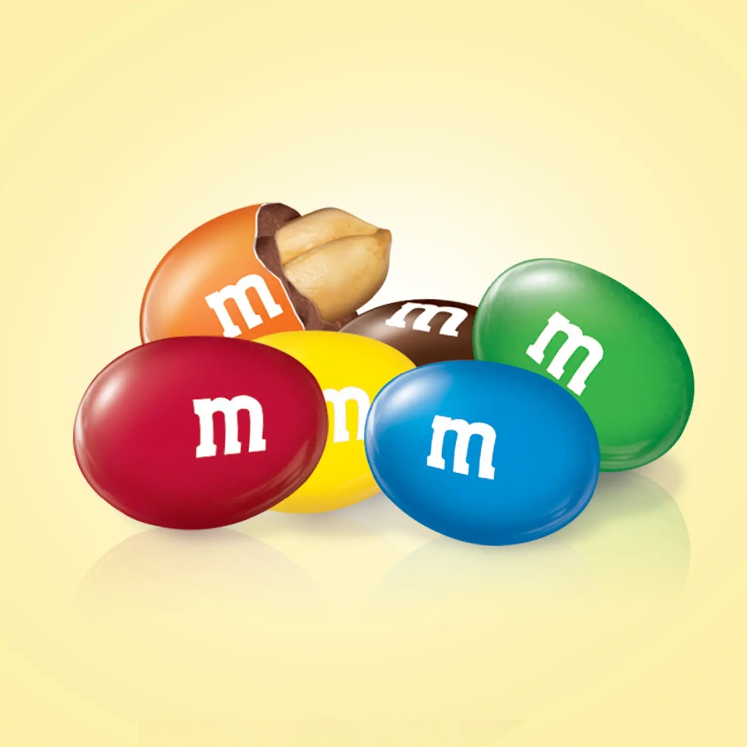 M & M арахисовый Шоколад Конфеты одиночный дисплей упаковка 1,74 унции (упаковка из 48 штук)