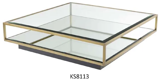 Стеклянный журнальный столик из нержавеющей стали современный роскошный мраморный аксессуары по самой низкой цене