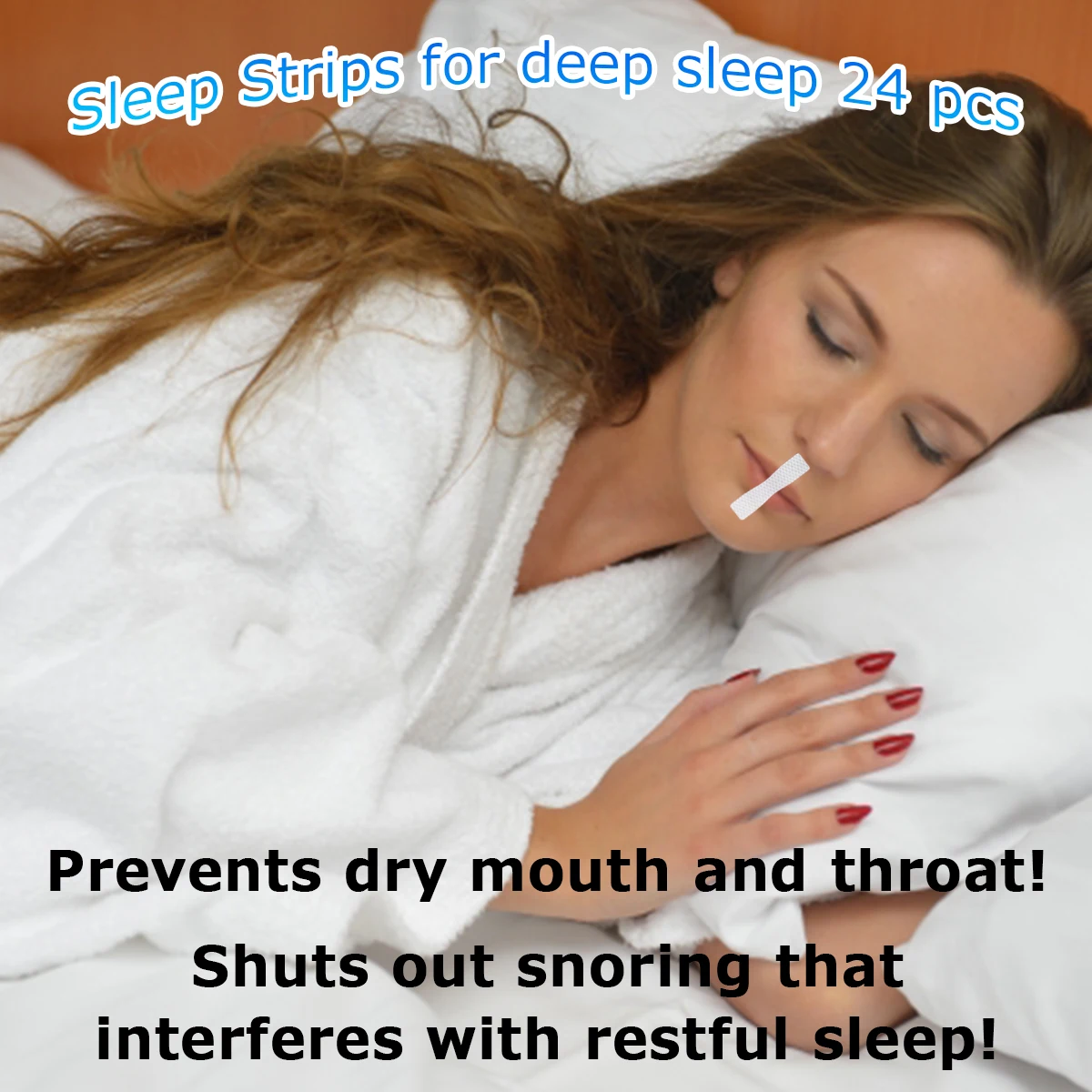 Japan Made Sleep Strips for better sleep mouth tape for better nose breathing 24 pcs