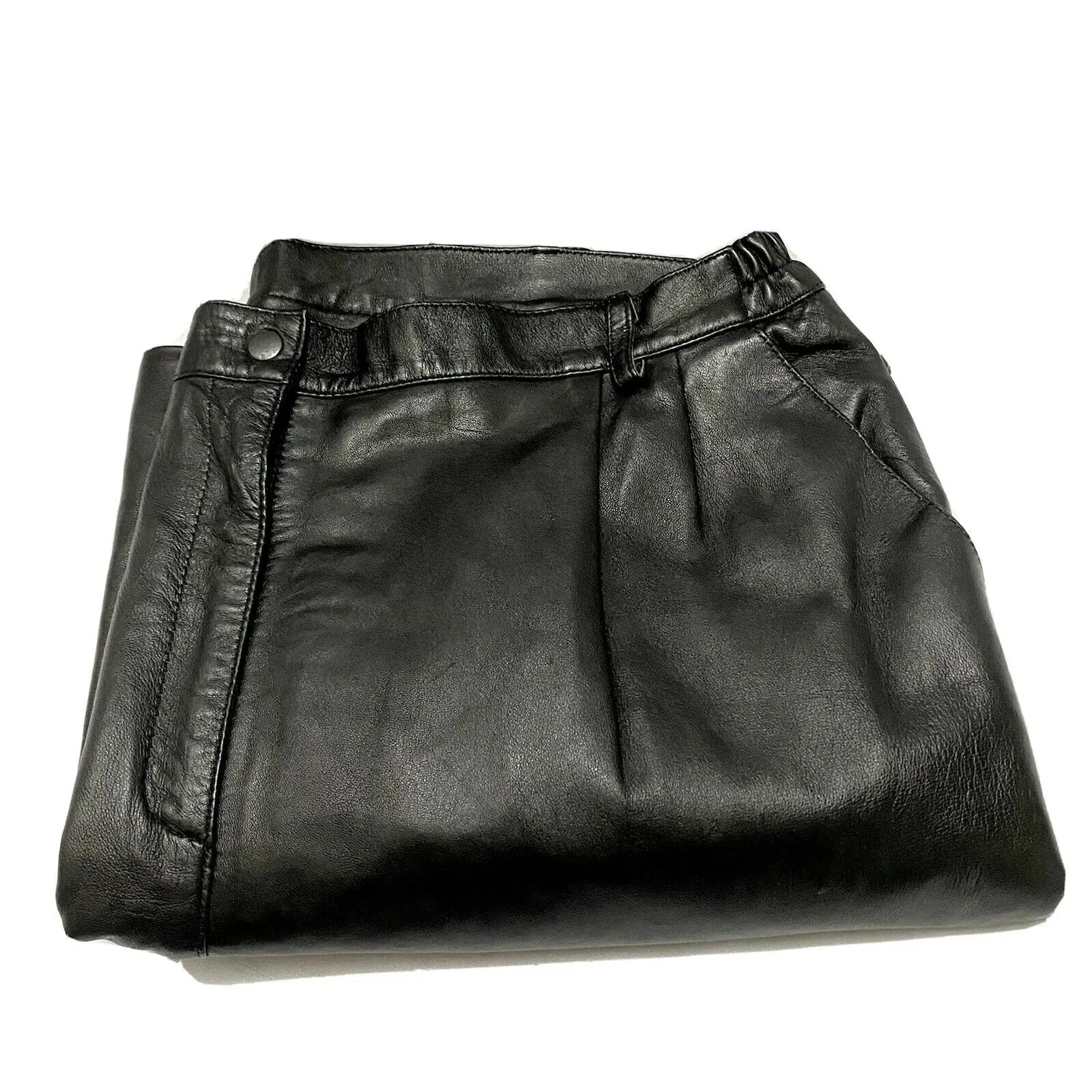 High Quality Genuine Leather Pants Four Pocket Premium Leather Chaps with Removable Liner in Retro Brown