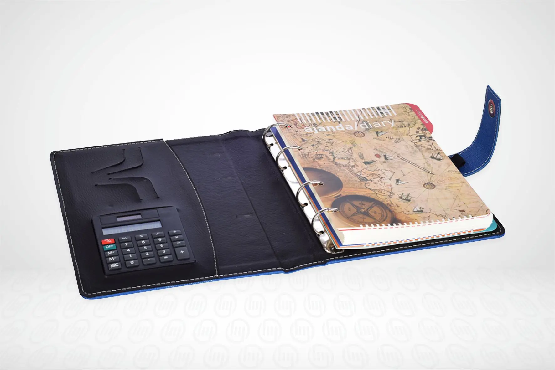 Органайзер для документов: Деловое портфель руководителя папка А4 из искусственной кожи с папкой и блокнотом записей калькулятор