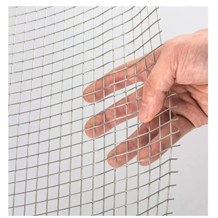 Square Galvanized 1/2 inch * 1/2 inch  Welding Fence Mesh Poultry Netting Cage Snake Fence