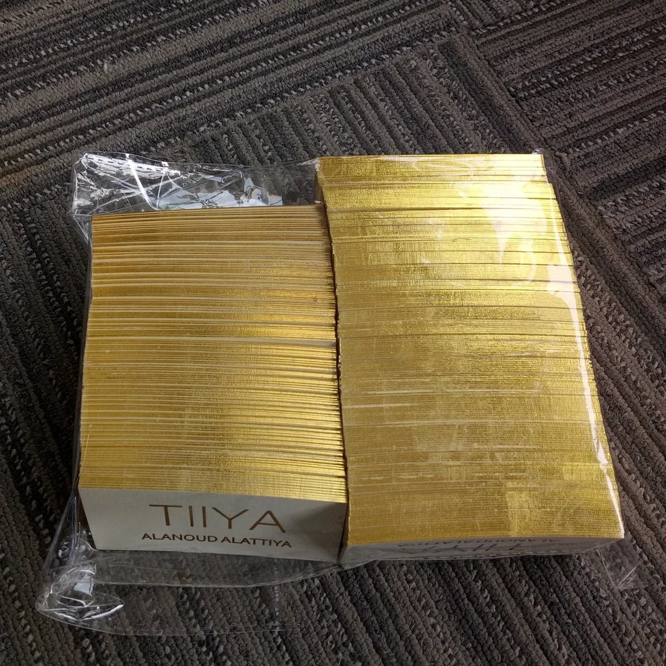 Customized black business card printing