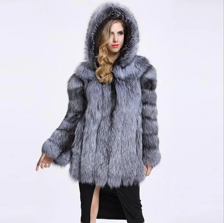
Brand new casual female winter mink fox women faux fur coat with great price 