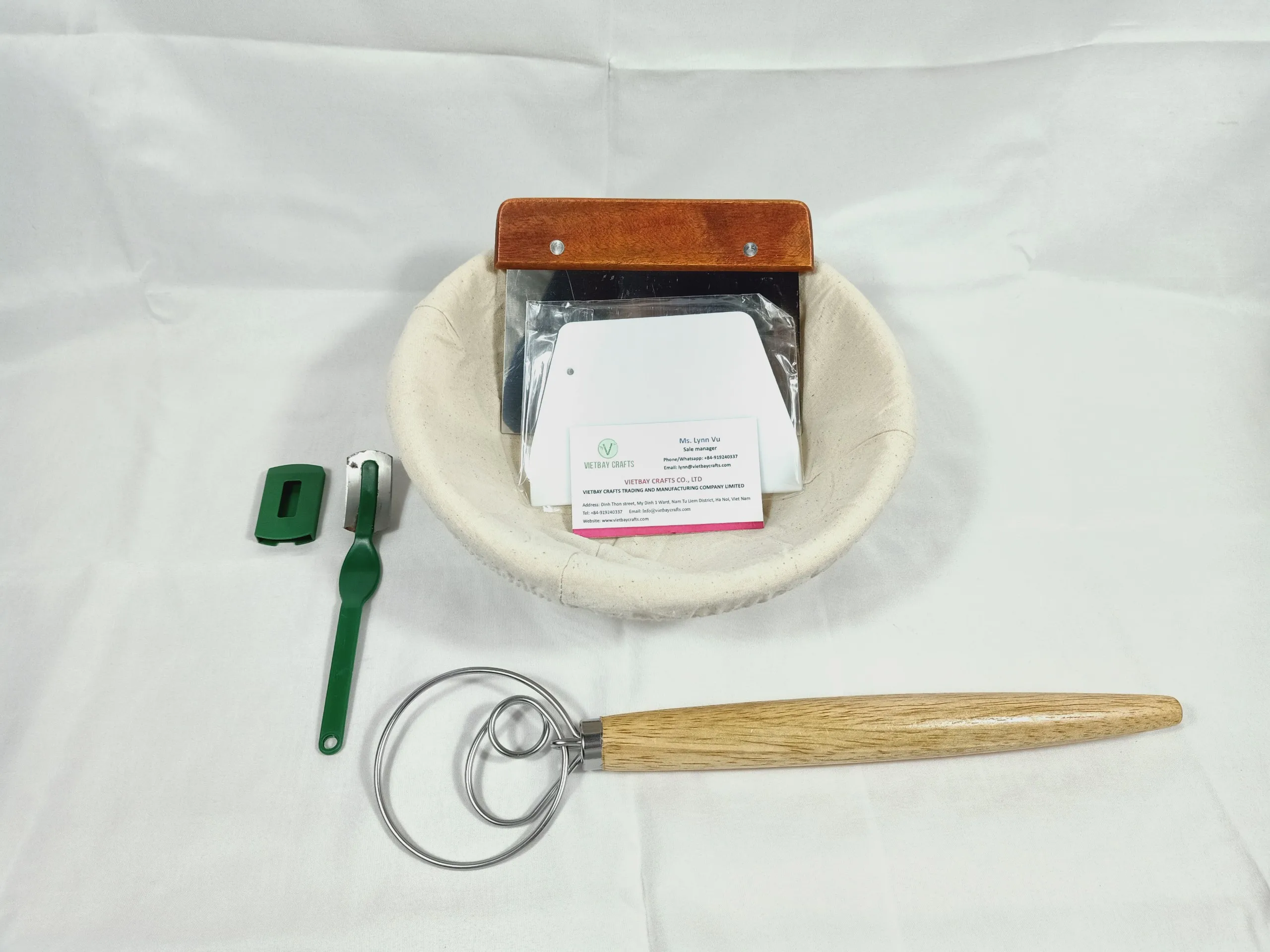 Rattan Bread Basket /Include Baking Kits