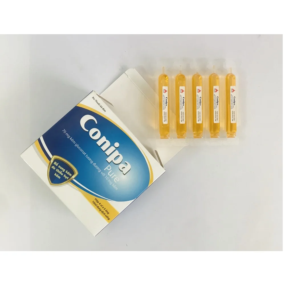 
Oral Solution for adults and kids Dieatary Supplement Best Price High Quality for Zinc deficiency Zinc Gluconate Conipa Pure 