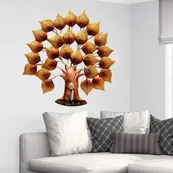 BUDHHA TREE LED SMALL Antique Vintage  unique art multicolor for wall decoration modern metal art home wall decoration