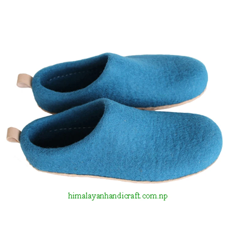 
Handmade in Nepal Felt Slipper/Shoes/Boot 