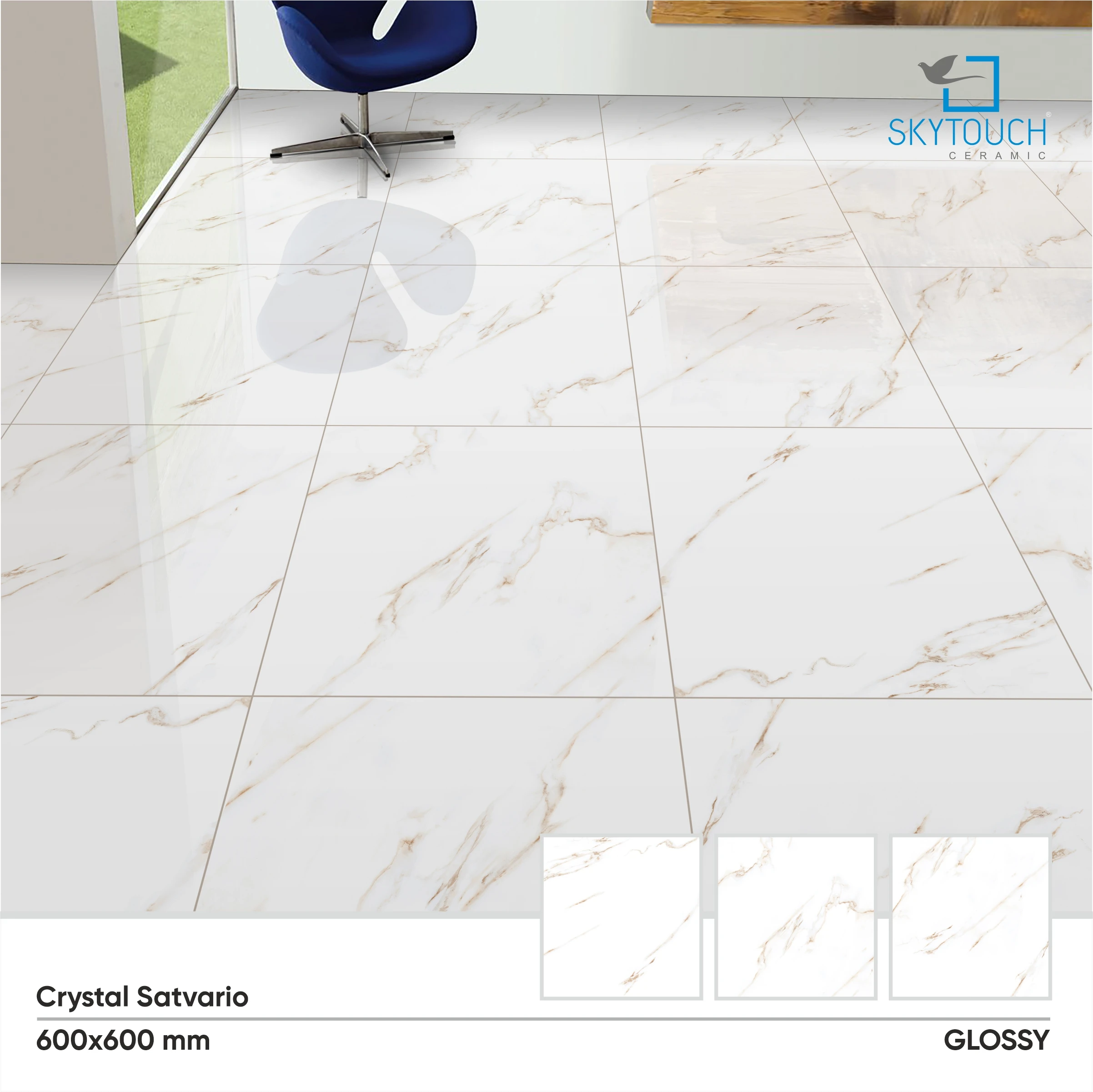 Wholesale product hot buy600x600mm glossy finish porcelain classic style floor antique bathroom grey glossy  tiles With Export Worthy Packaging