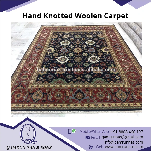 Low Price Best Quality Latest Design Hand Knotted Rug from Reliable Seller