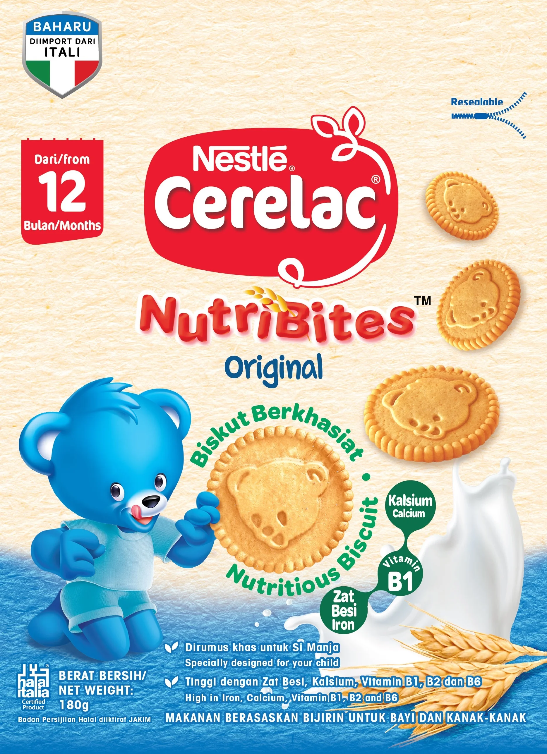 Nestle Cerelac Nutribites 180G (12 Months+)