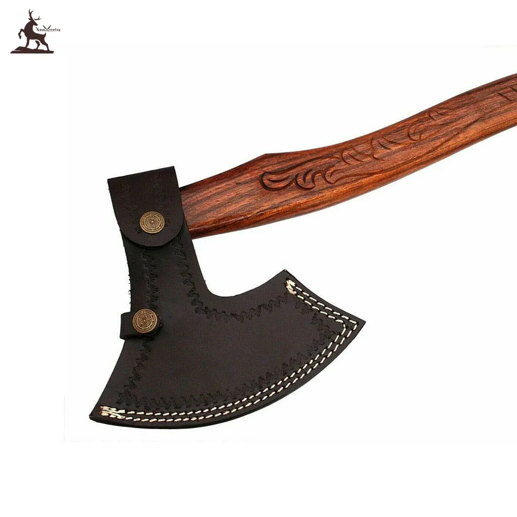 Тактический Топор Ручной работы из дамасской стали, топор викингов