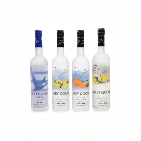 Роскошная ФРАНЦУЗСКАЯ ВОДКА Grey Goose 40% бутылка для спирта и водки 700