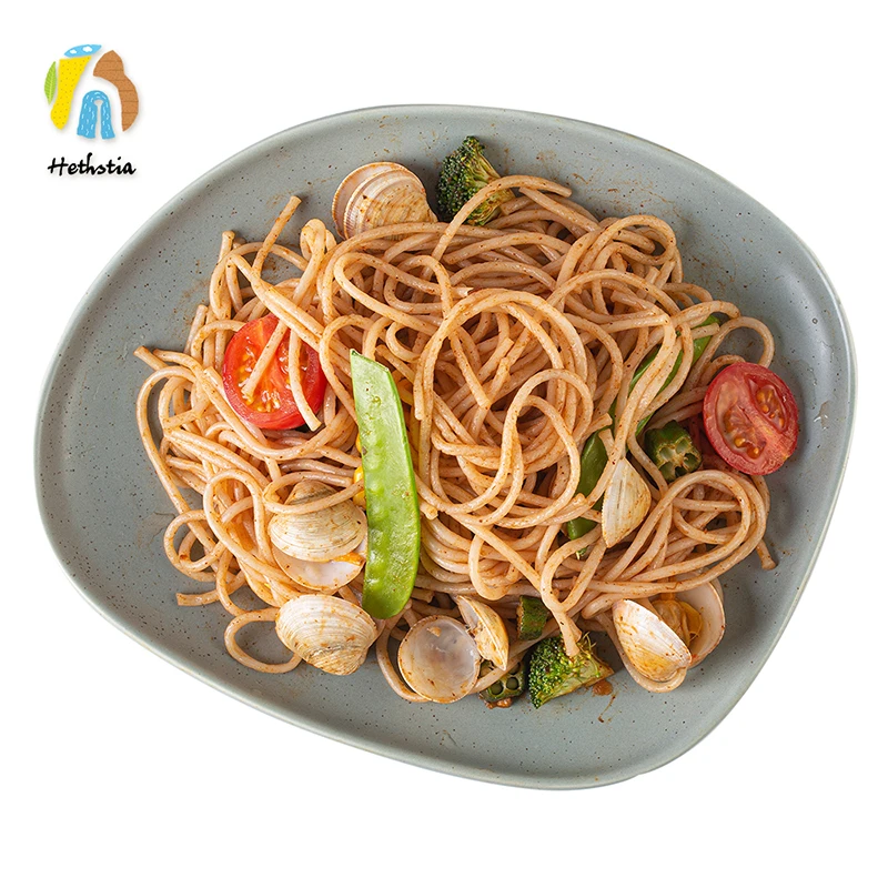 Nonfried Oem bulk price low carb dried konjac ramen noodles shirataki spaghetti pasta