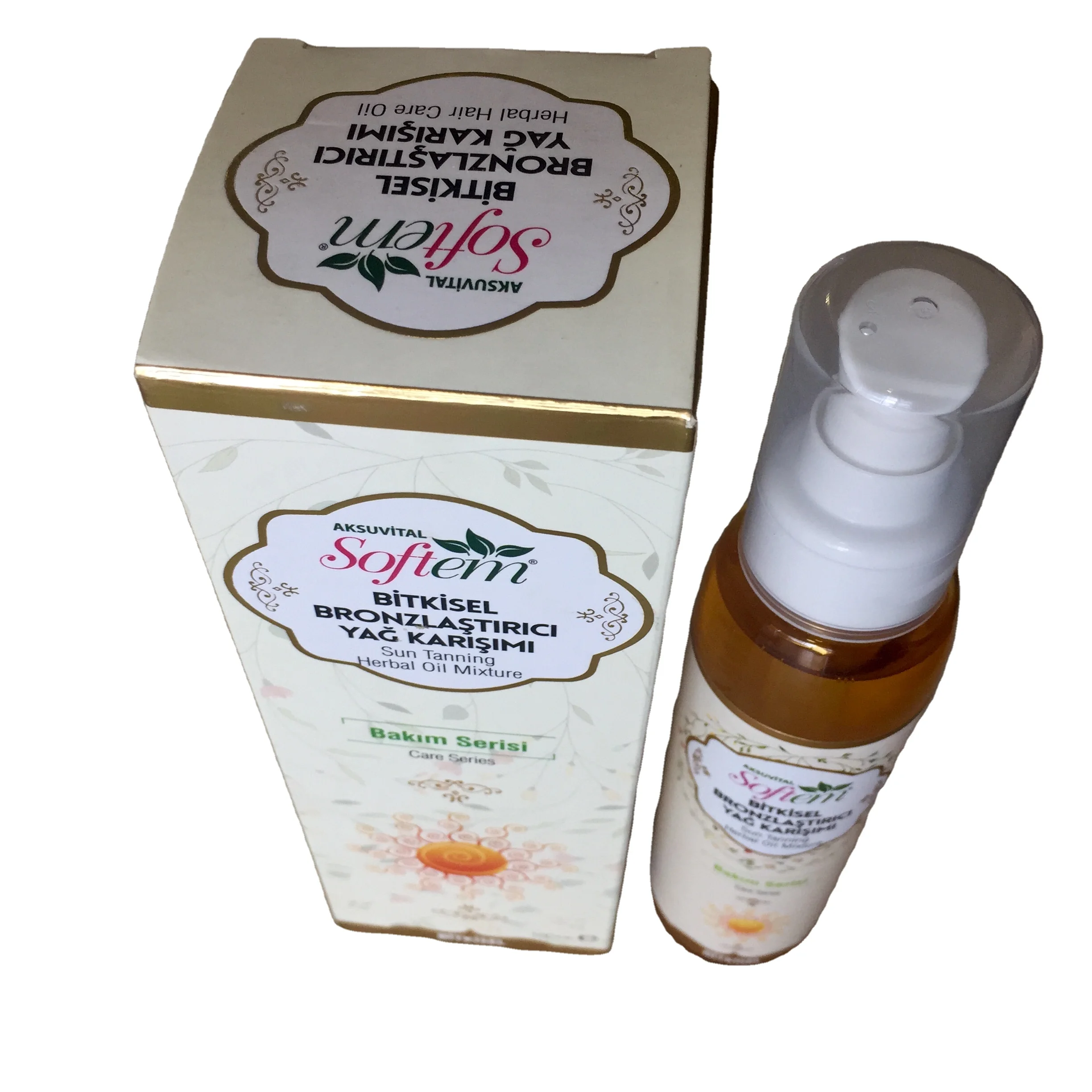 
Herbal tanning drops sun protection cream 