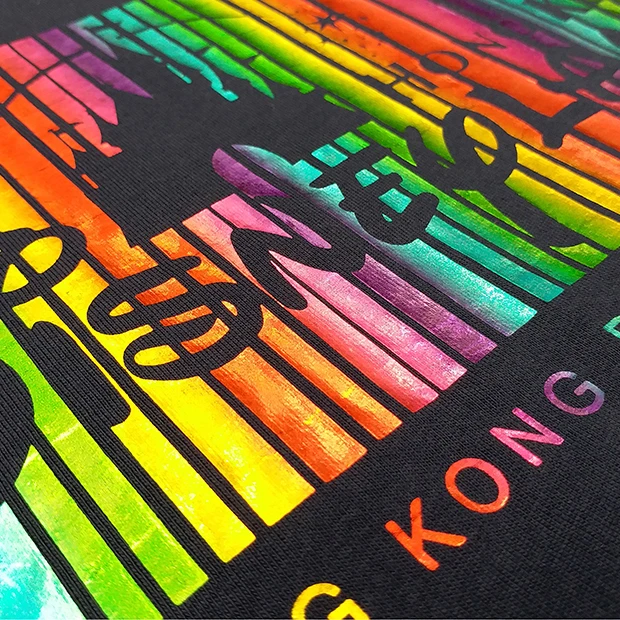 
FAMA Audit Factory 100% Cotton Men Women OEM ODM Golden Foil Casual Summer Custom T Shirt Printing 