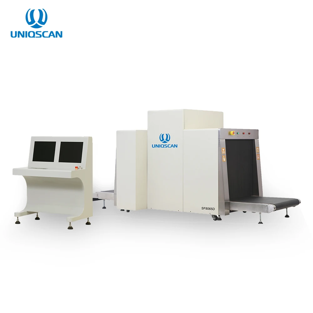 86 x 65cm dual view x ray baggage scanner 2D image Introscope for cargo screening