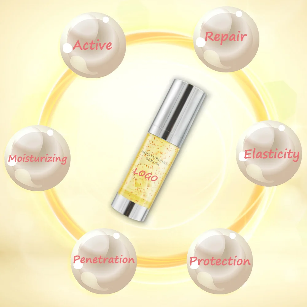 
OEM Customized Moisturizing Hyaluronic Acid Sodium Hyaluronate Solution Face Serum 