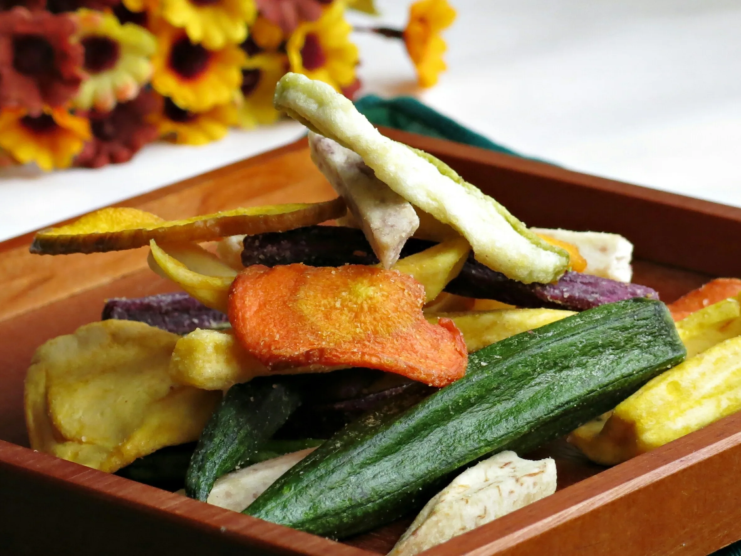 
Fast Delivery Healthy Mixed vegetable crisps 