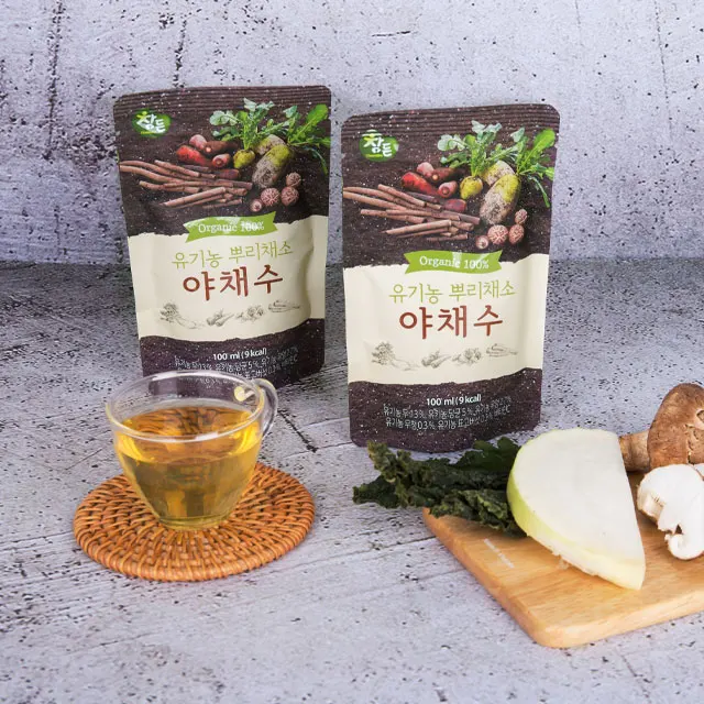 Насыщенный питательный органический различные корневые овощные соки сделанные в Корее