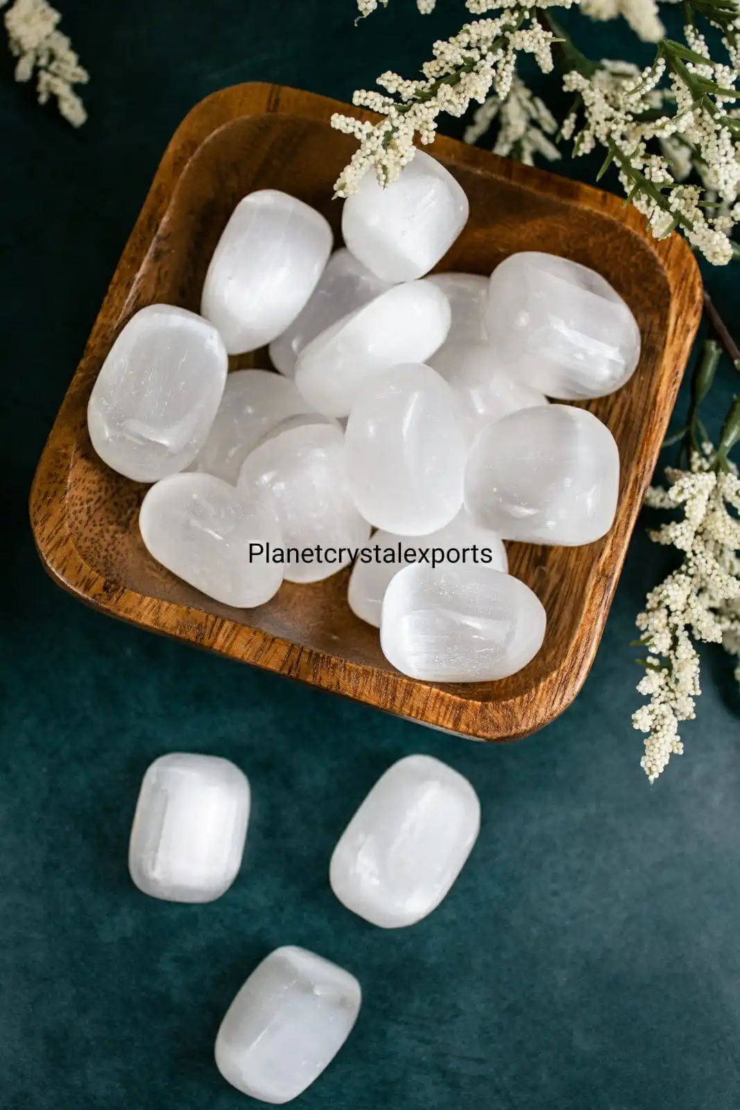 High Quality Natural Wholesale Selenite Healing Crystal Tumble Stone For Decoration Buy From Planet Crystal Exports