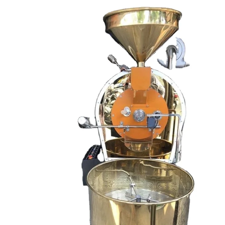 Double Wall Drum Coffee Roaster for Home and Commercial Use 304 stainless steel