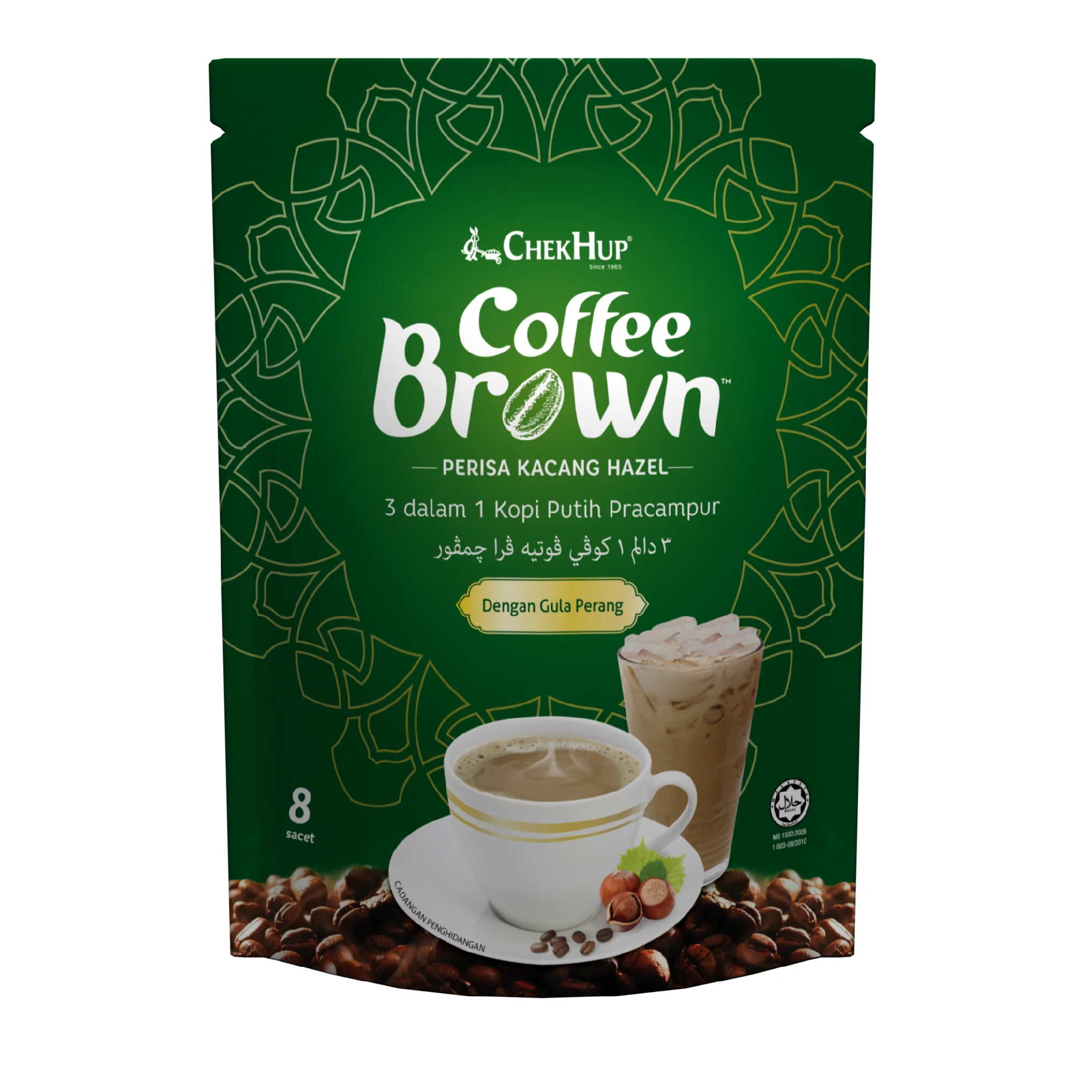 Best Selling Chek Hup Coffee Brown With Hazelnut Flavours And Neutral Taste In Bag Packaging From Malaysia