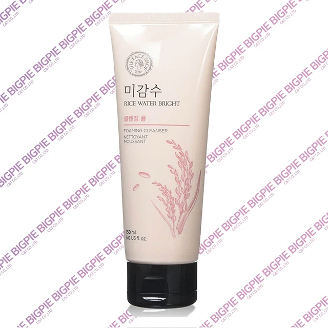 Face wash cleanserTHE FACE SHOP Rice Water Bright Cleansing Foam Skin care Korean cosmetic