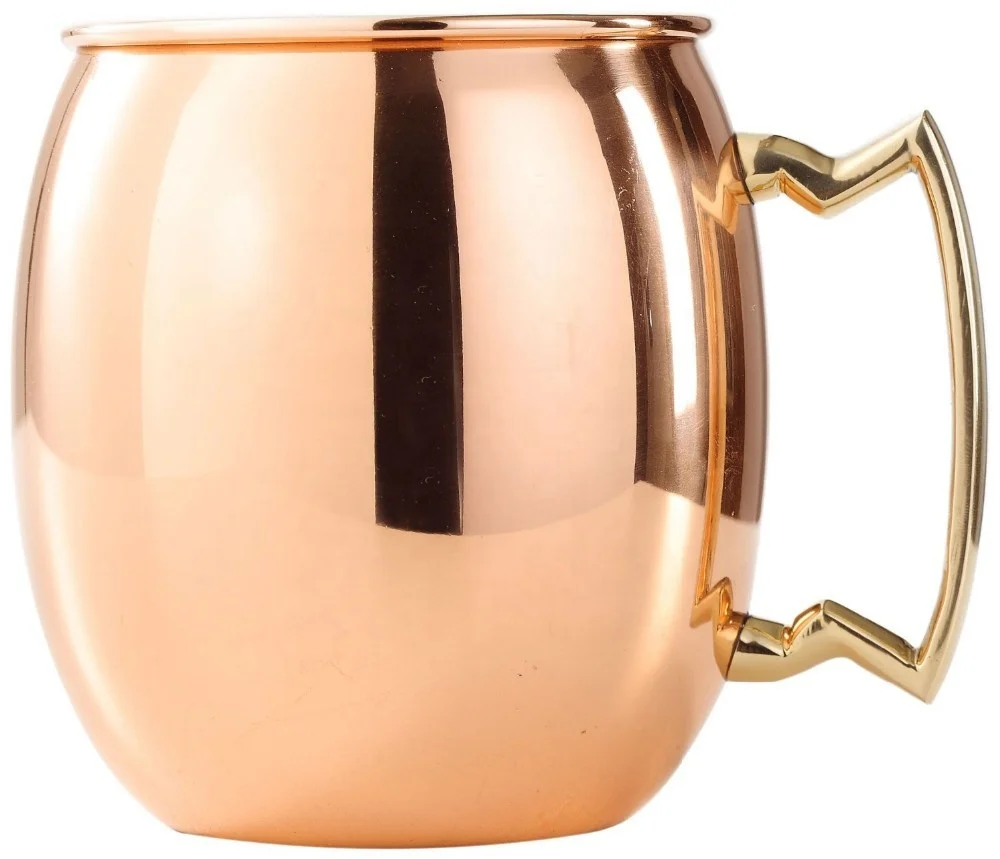 Demanding Designed 16 oz Moscow Mule Copper Mugs For Home Hotel Restaurant Office
