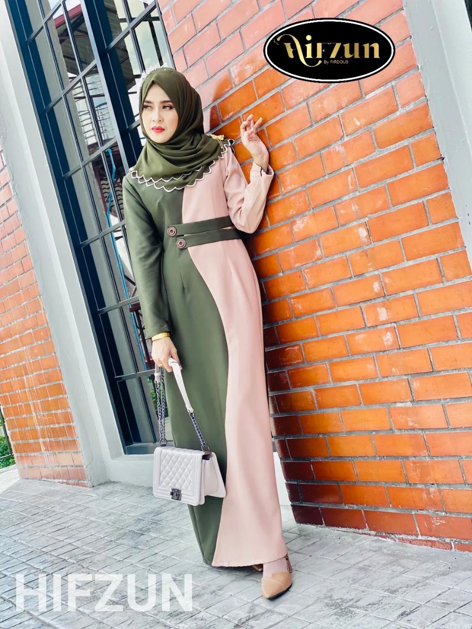 New Abaya Muslim Dress High Quality Polyester Dress  Fashion for Women New Type Islamic Clothing Casual Muslimah Dress