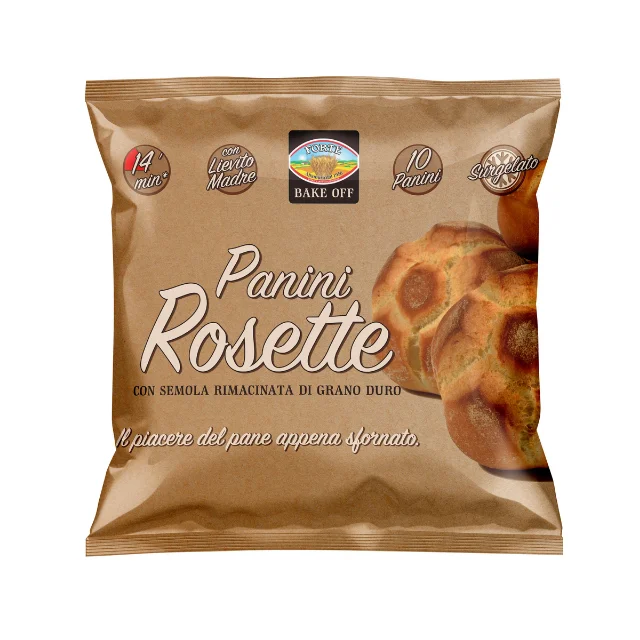 Made In Italy Gourmet Part Baked 10x50g Wheat Semolina  Frozen Bread Rolls For Wholesaler