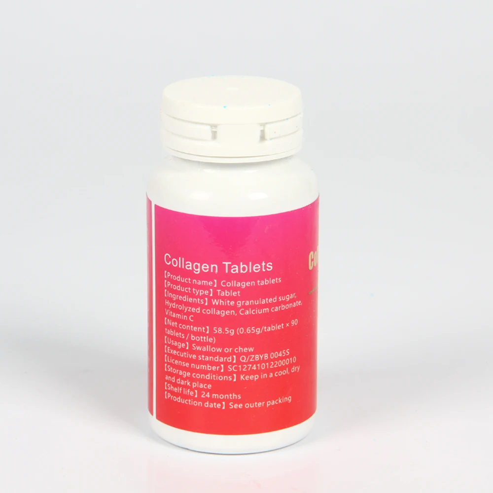 Коллагеновая таблетка для отбеливания кожи от морщин