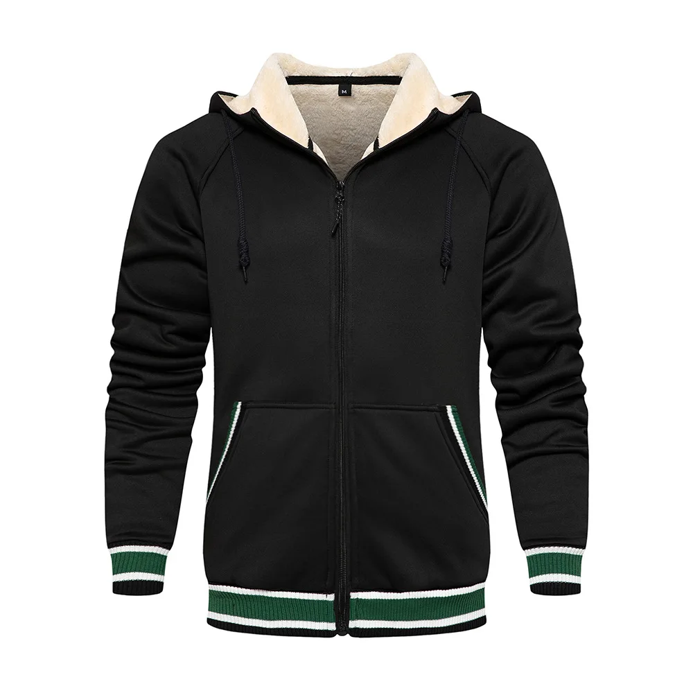 Мужская простая одежда на молнии куртки с капюшоном от частного бренда капюшон для дизайнерского тренажерного зала Флисовая Куртка тренировок