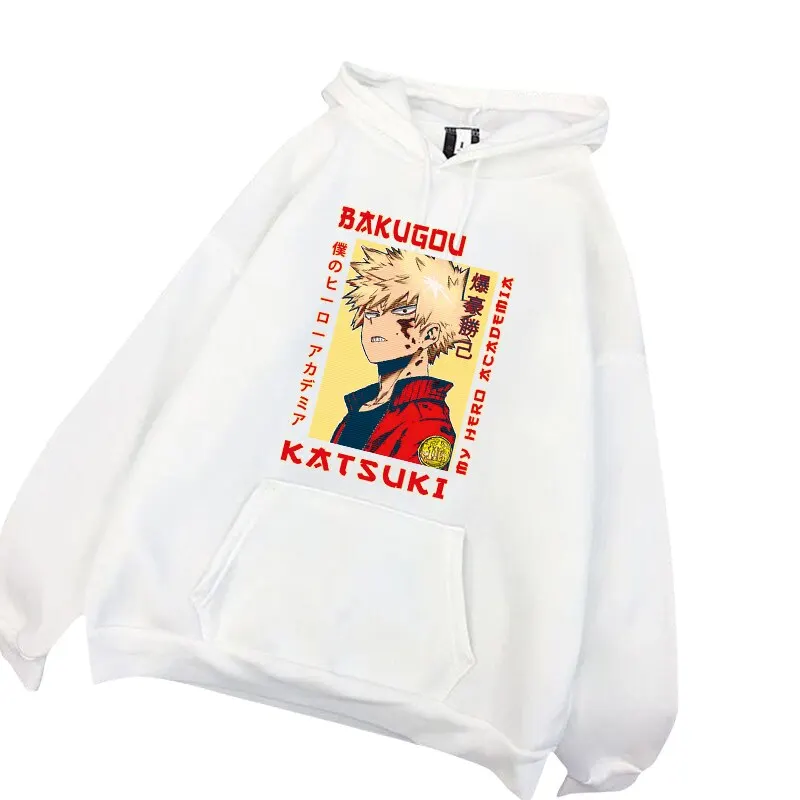 Unisex Men Women Japanese Anime Custom Pullover Hoodies Wholesale Sweatshirts