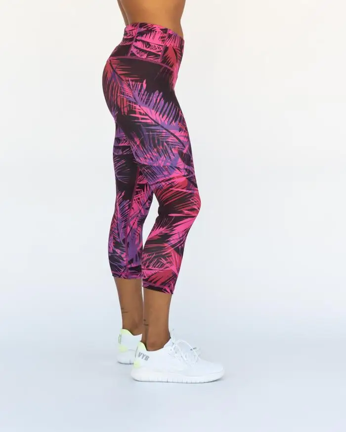 Active wear yoga leggings women 3/4 workout pants high waist seamless gym fitness leggings yoga