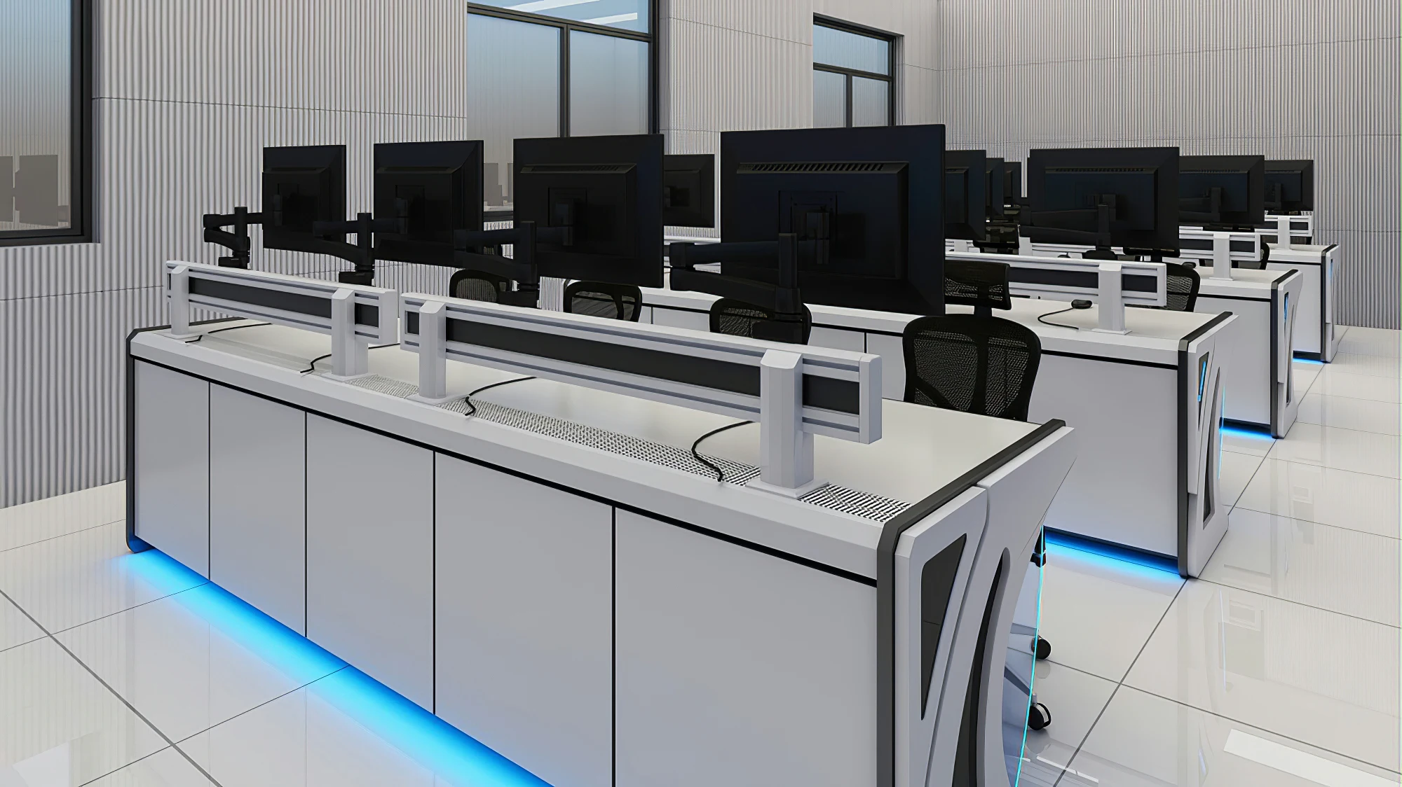 Factory Outlet Customized Security Command Room Console Table