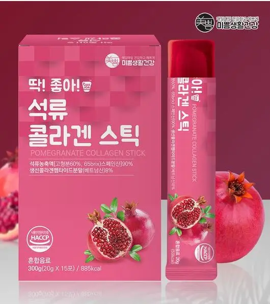 
Korea pomegranate collagen jelly stick Low molecular collagen jelly stick 